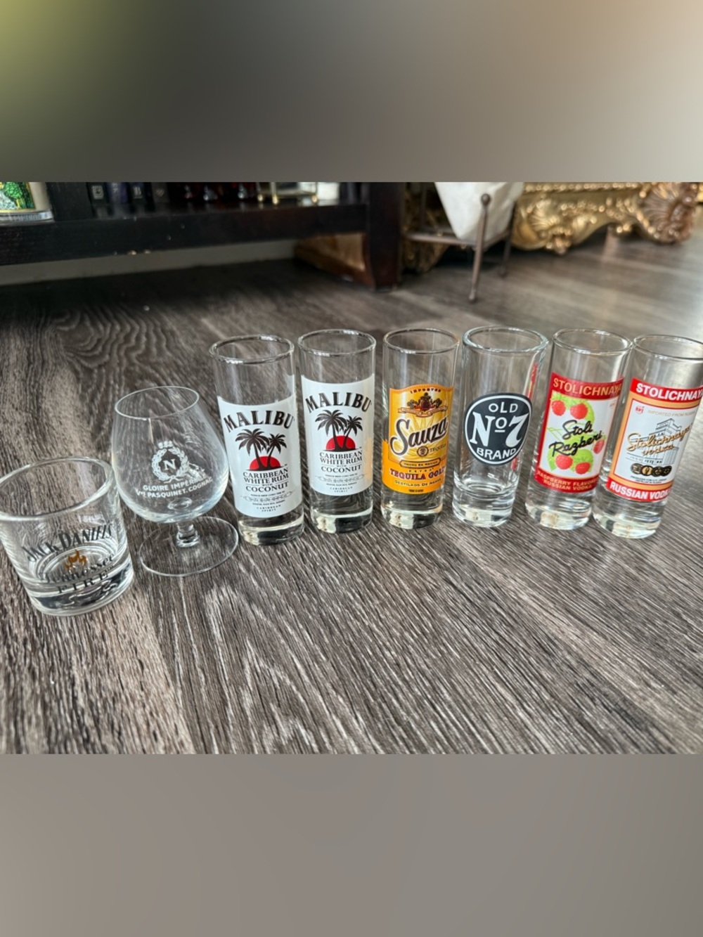 Shot glass set in perfect condition